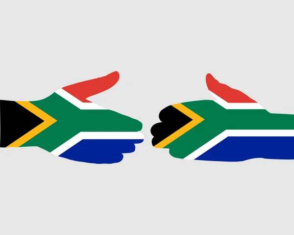 Sydafrikanska handslag — Stockfoto