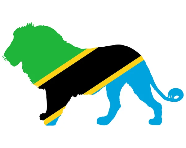 Lion Tanzania — Stockfoto