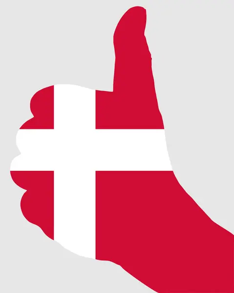 丹麦手指信号 — 图库照片