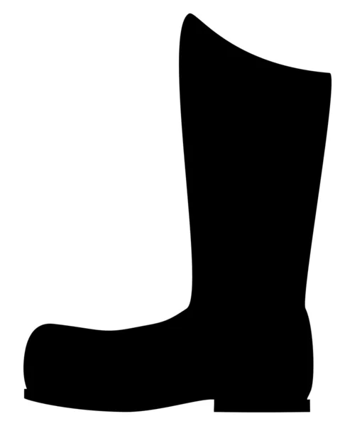Силуэт ботинка — стоковое фото