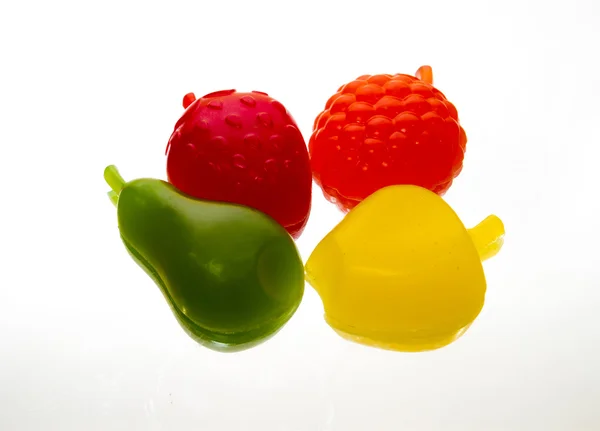 Jabón en forma de bayas y frutas Fotos de stock libres de derechos