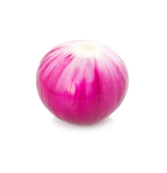 Red Onion Vegetable Isolated White Background — Stock Photo, Image