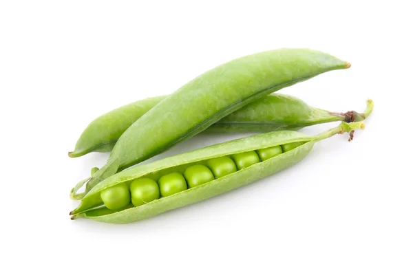 Ripe green pea vegetable isolated — Stock Photo, Image