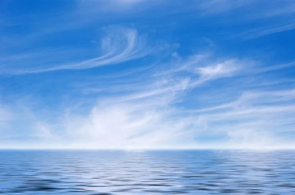 Sky clouds sea — Stock Photo, Image