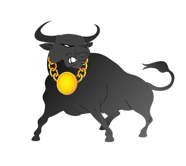 Bull market clipart