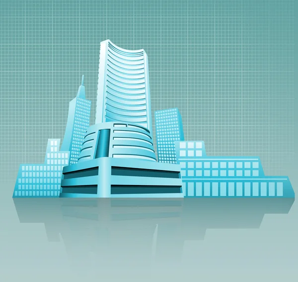 Financiële gebouw — Stockfoto