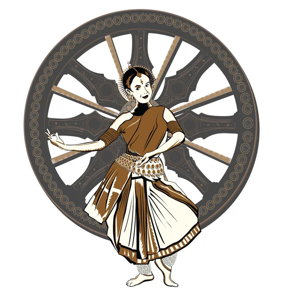Εκτελεστής Ινδικού χορού — Φωτογραφία Αρχείου