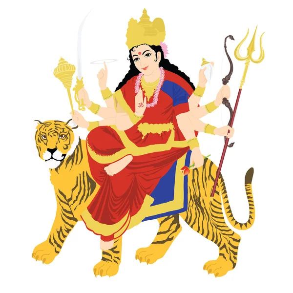 Durga-Göttin — Stockfoto