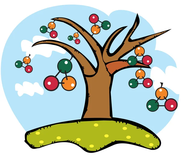 DNA ağaç — Stok fotoğraf