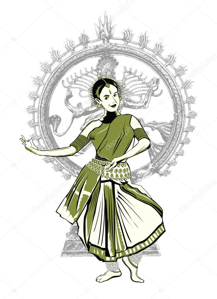Indian dance performer