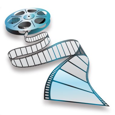 Movie reel clipart