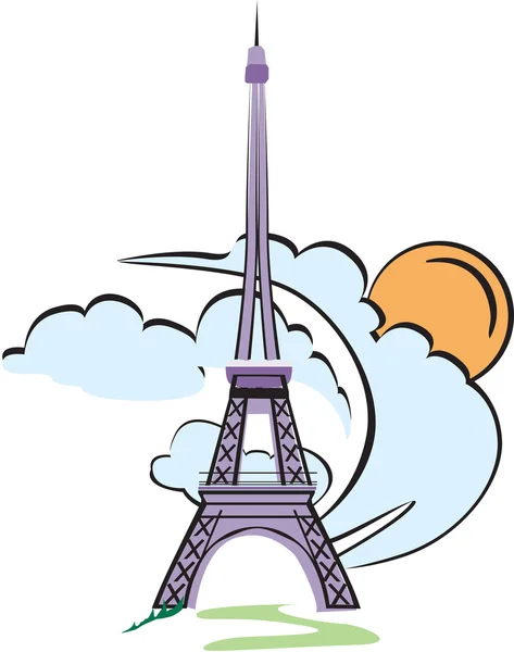 Paříž Eiffelovy věže — Stock fotografie