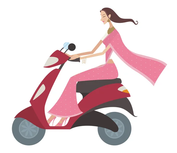 Scooter ride — Stock Photo, Image
