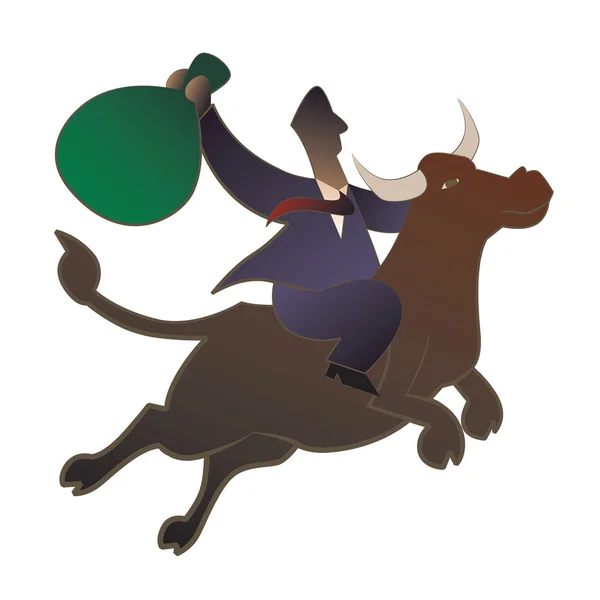 Bull market — Stock Photo, Image