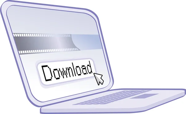 Internet downloading — Stock Photo, Image