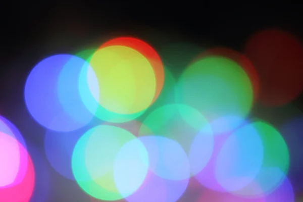 Blurred Background Shaped Lights Black — Stock Photo, Image