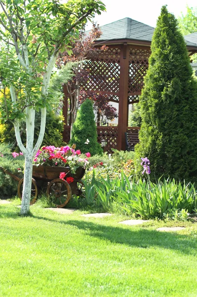 Ogród letni — Zdjęcie stockowe