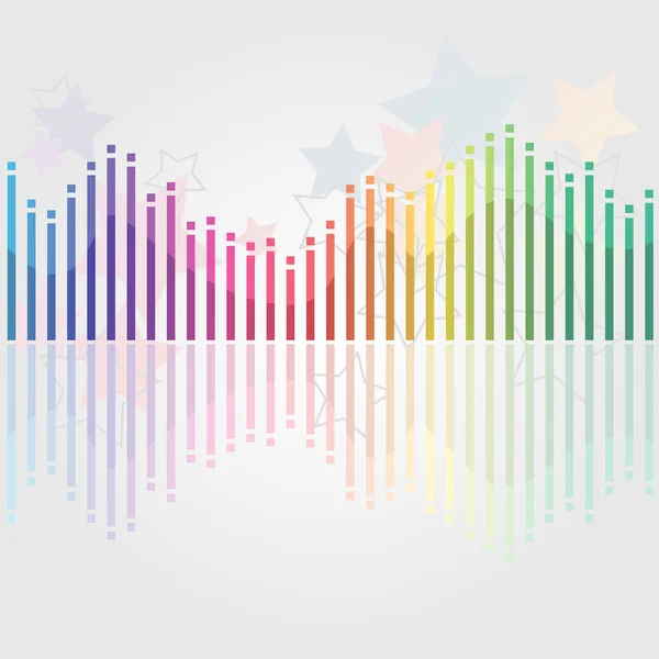 Abstract misic background — Stock Vector