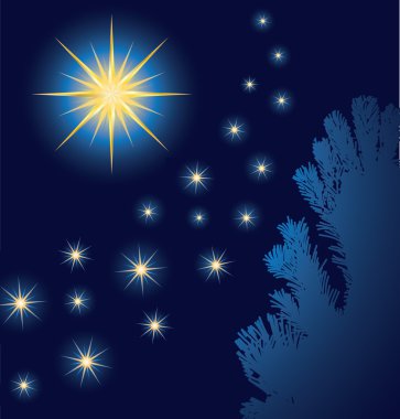 Stylish background with stars clipart