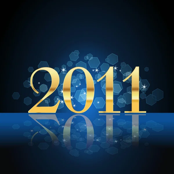 Κάρτα Πρωτοχρονιά 2011 — Διανυσματικό Αρχείο