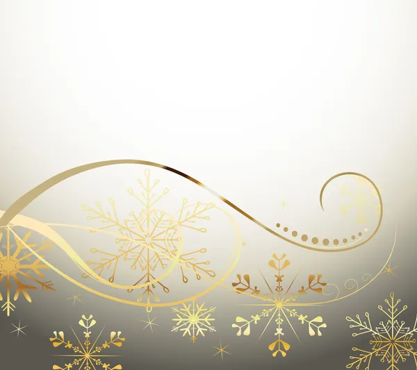 Stylish background with snowflakes — Stock Vector