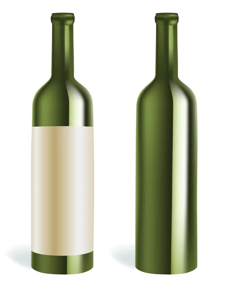 Μπουκάλι κρασί — 图库矢量图片