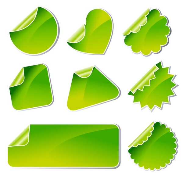 Set of stickers — Stock Vector