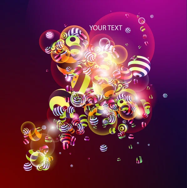 3D colorful vector — Stock Vector
