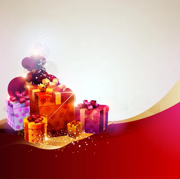 Cadeaux de Noël. — Image vectorielle