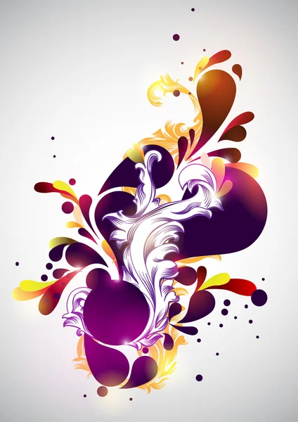 Abstract floral background. — Stock Vector