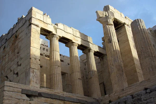 Akropolis Rechtenvrije Stockfoto's