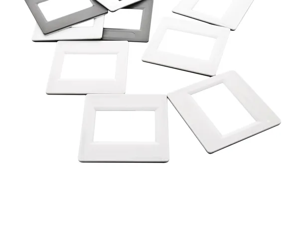 Frames for a photos - a slides isolated on a white background — Stock Photo, Image