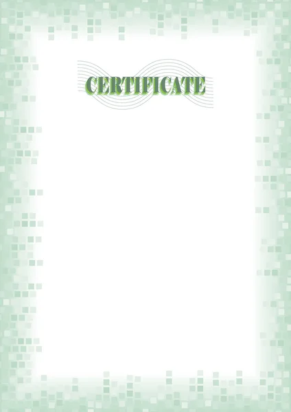 Diploma veya sertifika için kenarlık — Stok Vektör