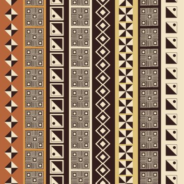 Abstract African seamless background clipart