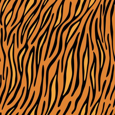 Tiger skin seamless background clipart