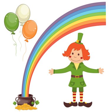 Set of Patrick's Day icons clipart