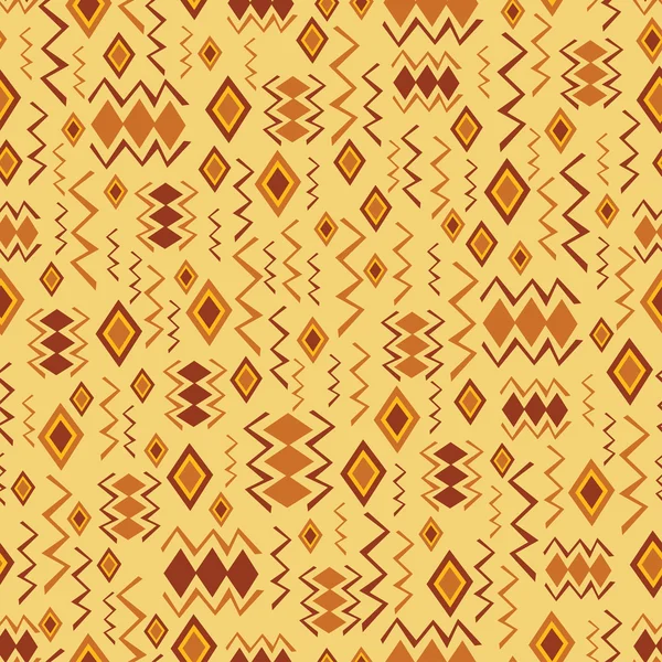 Motif sans couture avec ornement africain — Image vectorielle
