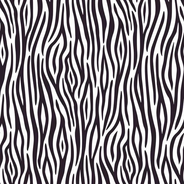 Fond sans couture avec motif de peau de zèbre — Image vectorielle