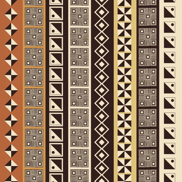 Fondo sin costura africano abstracto — Archivo Imágenes Vectoriales