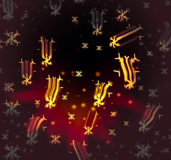 Noel yıldızı göster — Stok fotoğraf