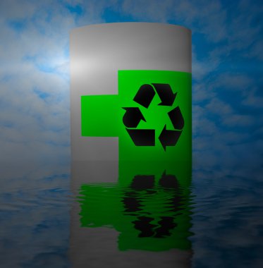 New technologies of the soft recycling clipart