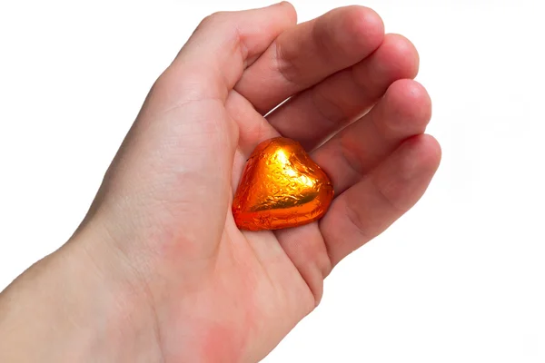 Hart Handen Een Symbool Van Liefde Tederheid Valentine — Stockfoto