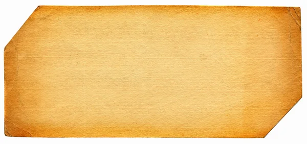 Old paper isolated — Stock Photo, Image