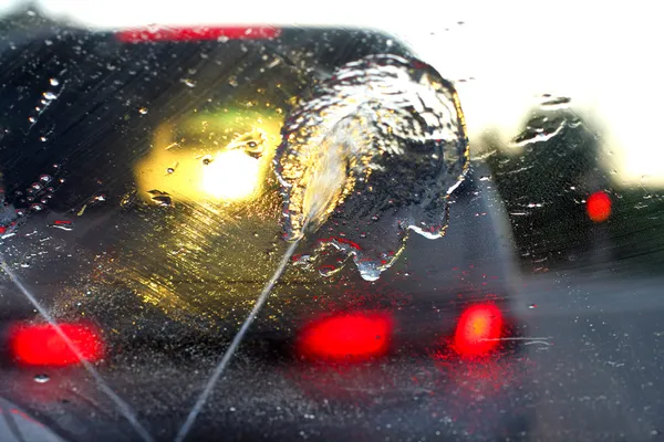 湿式の風防ガラス — ストック写真