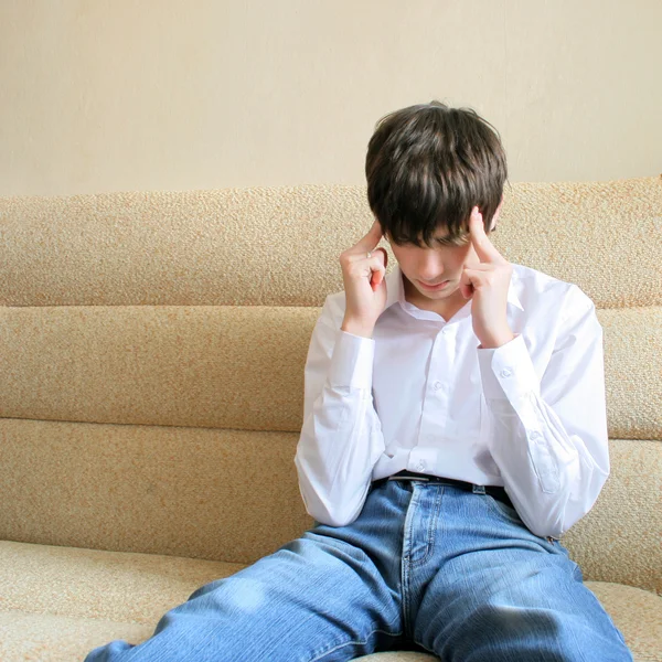 Smutný teenager — Stock fotografie