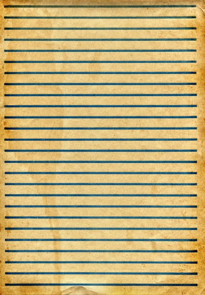 Altes Papier mit Linien — Stockfoto
