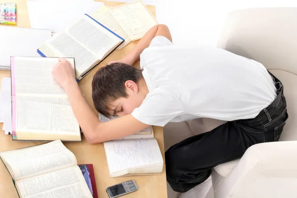 Estudiante cansado — Foto de Stock