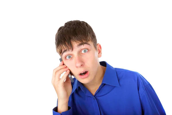 Shocked teenager — Stock Photo, Image