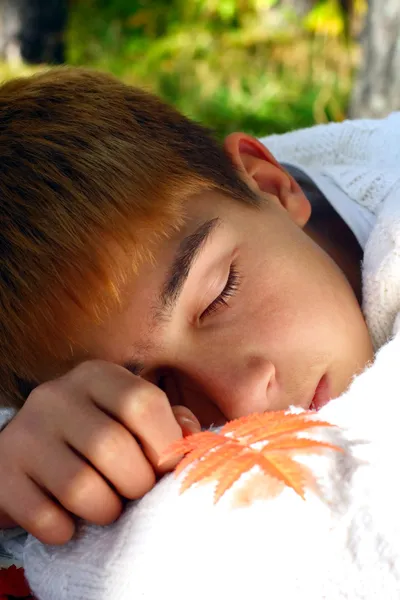 Boy sleeping — Stock Photo, Image