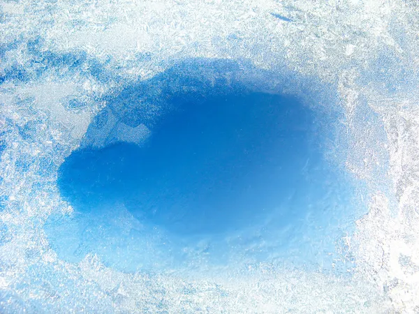 Лед на стекле Стоковая Картинка